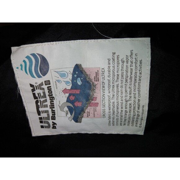 Vintage Rei Pants Mens Black Thaw Water Resistant Full Zip Leg - Picture 9 of 9